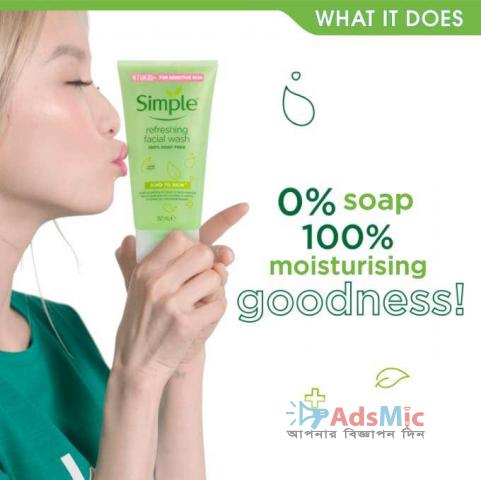 Simple Refreshing Facial Wash - 150ml