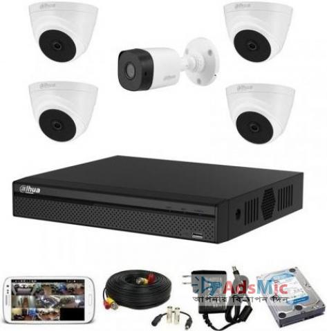 CCTV Package Dahua XVR1A08 8-CH DVR 500GB HDD