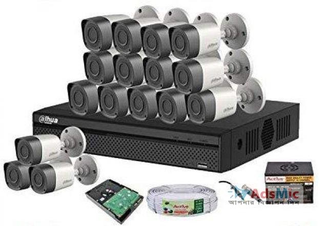 CCTV Packag Dahua 16-CH DVR 16 Pcs Camera with 1TB HDD