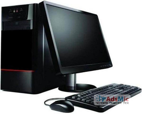 Desktop PC i7 16GB RAM 2TB HDD + 120GB SSD 19" Monitor