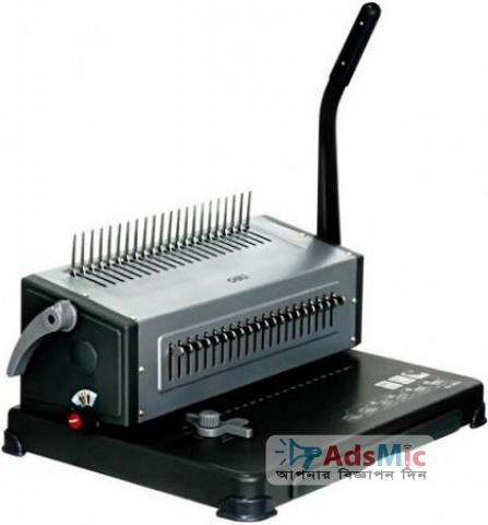 Deli 3874 Comb Steel Body Spiral Binding Machine