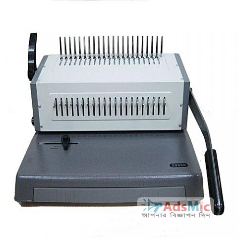 Pantone 2088C 21 Hole Manual Punch Spiral Binding Machine