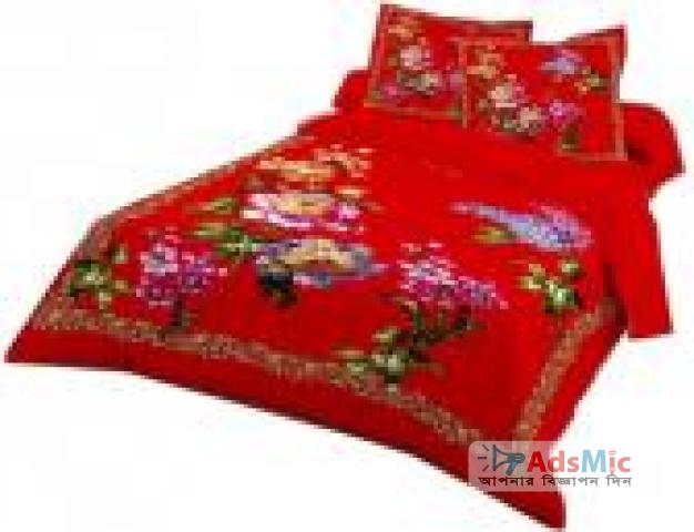 King Size Bed Sheet with Two Pillow Cover PB-557