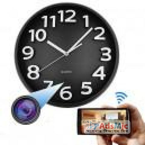 Quartz Wall Clock WiFi Hidden Spy Camera